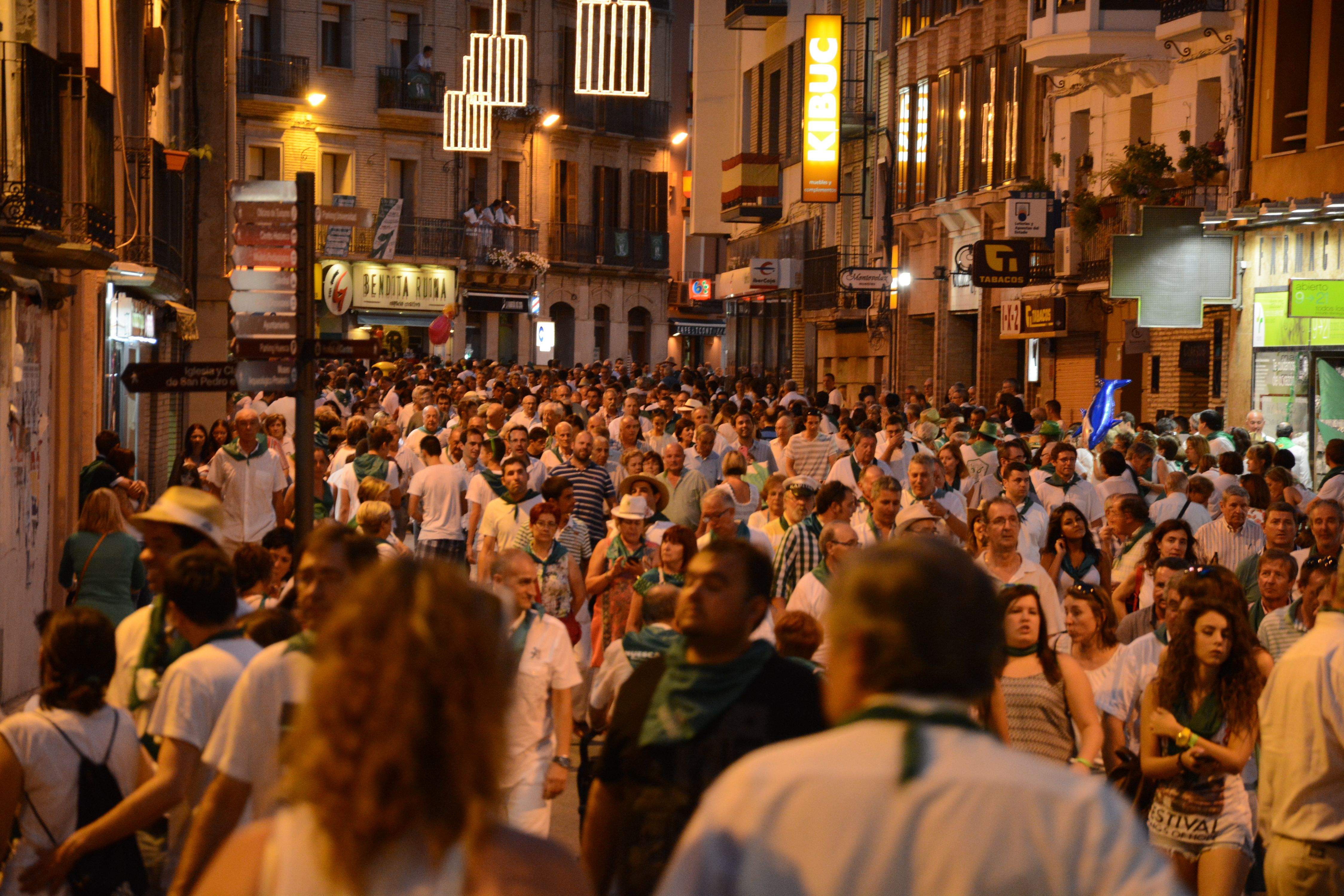 Fiestas de San Lorenzo de Huesca. Foto Antonio Cortés 