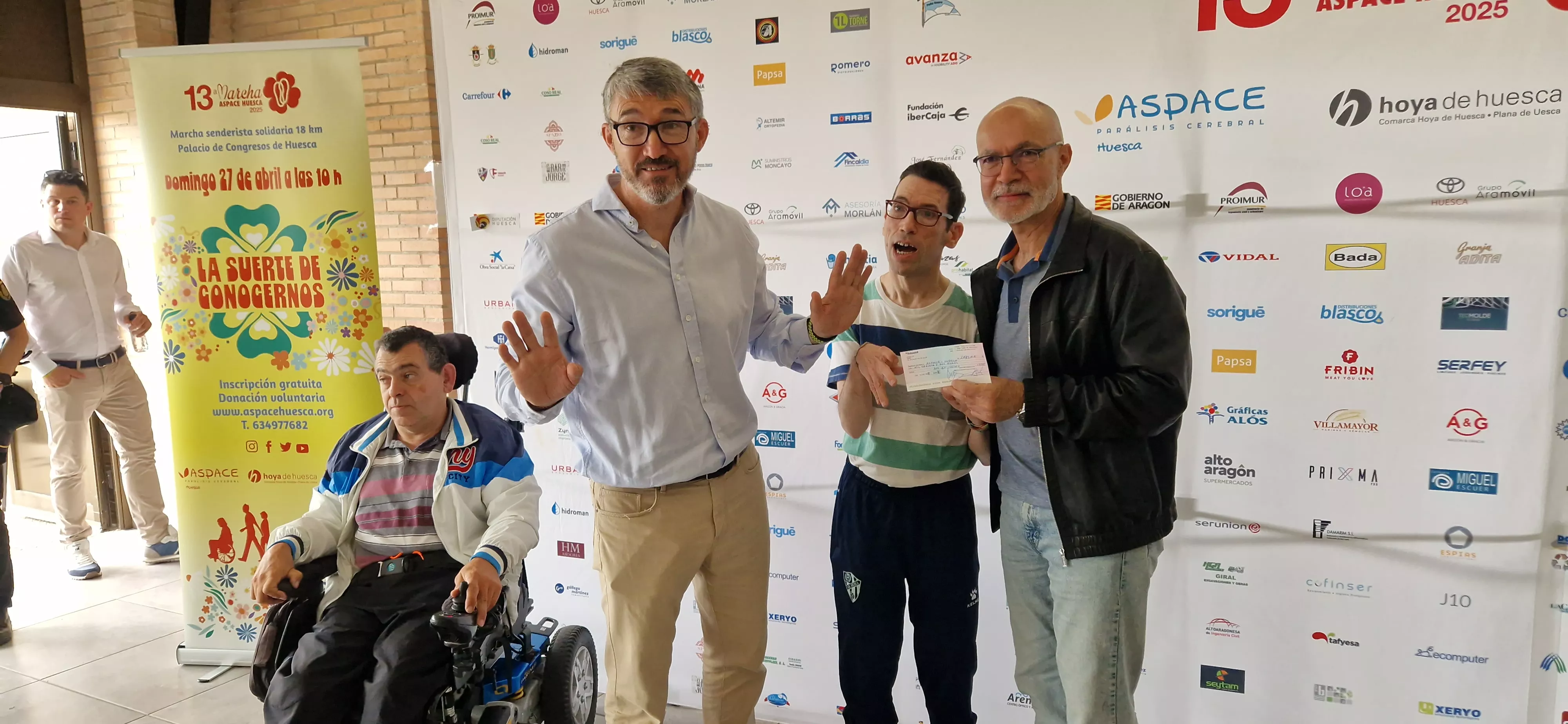 Almuerzo de agradecimiento por la 13º Marcha Aspace Huesca. Foto Myriam Martínez 