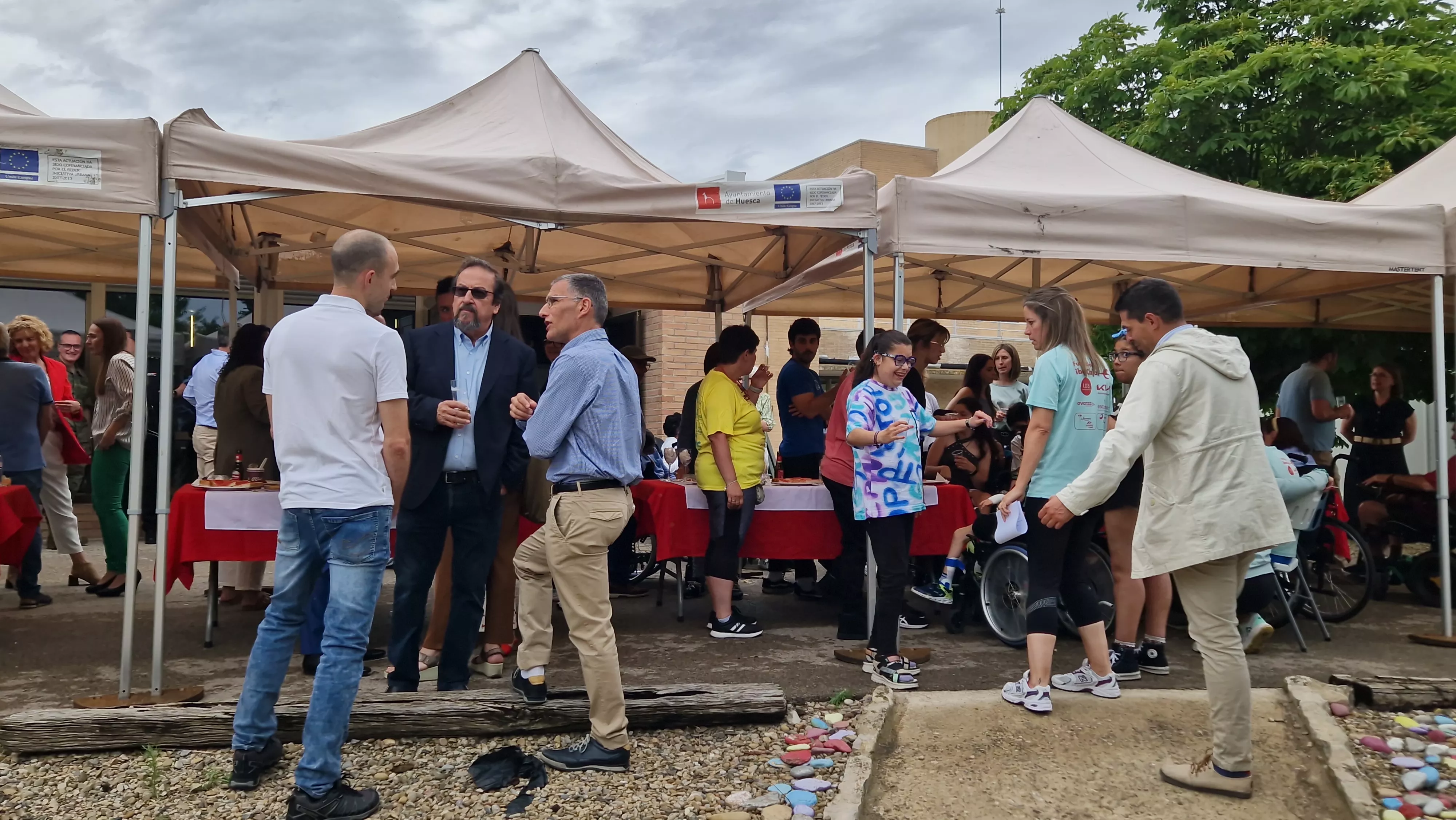 Almuerzo de agradecimiento por la 13º Marcha Aspace Huesca. Foto Myriam Martínez 