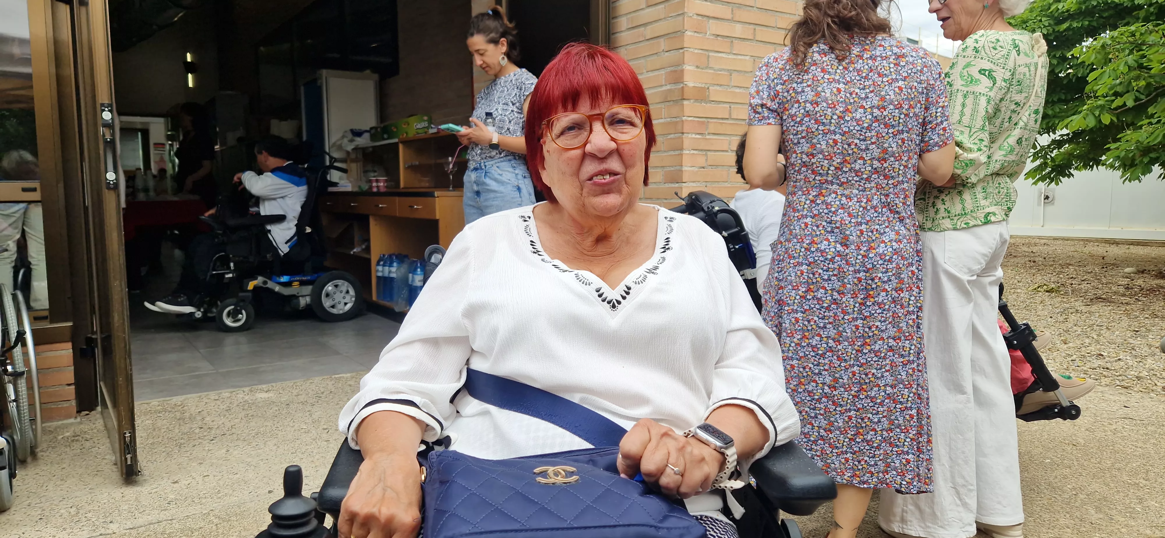 Concha Lisa. Almuerzo de agradecimiento por la 13º Marcha Aspace Huesca. Foto Myriam Martínez 