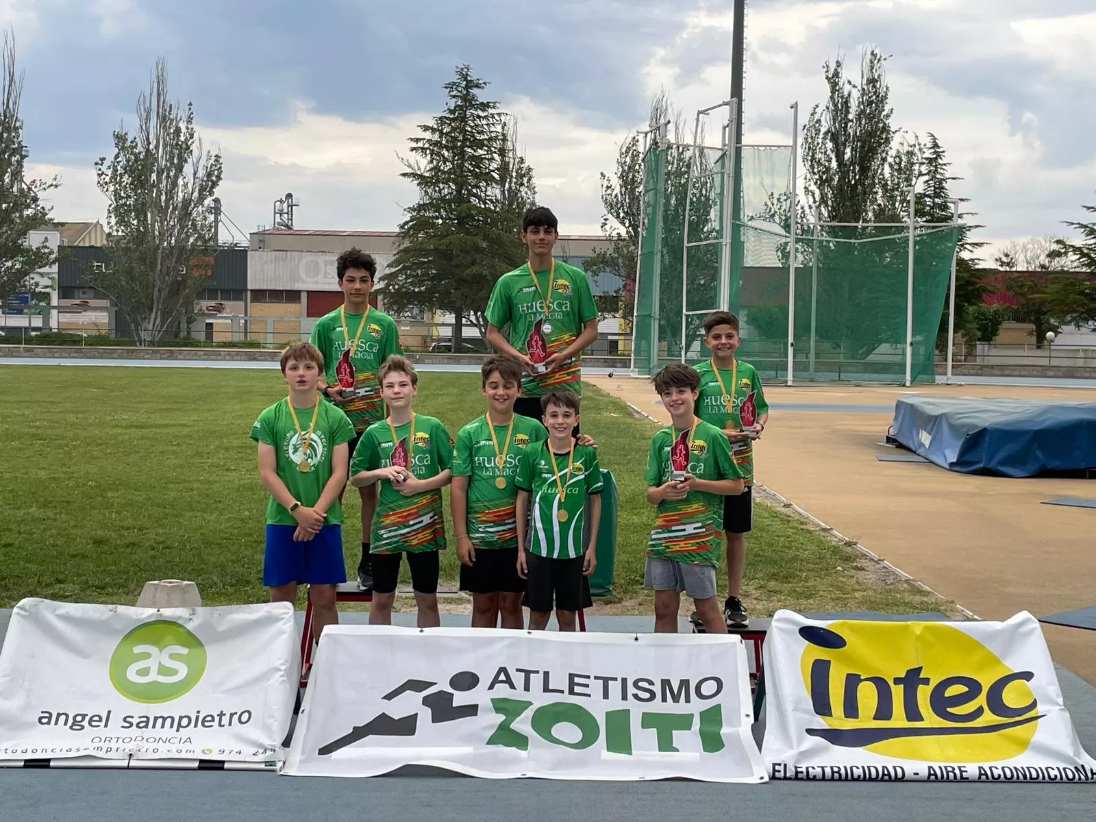 Podio Sub-14 masculino
