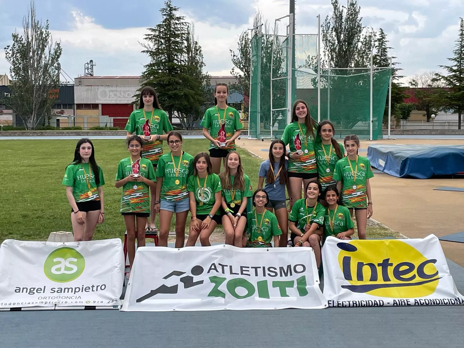 Podio Sub-14 femenino