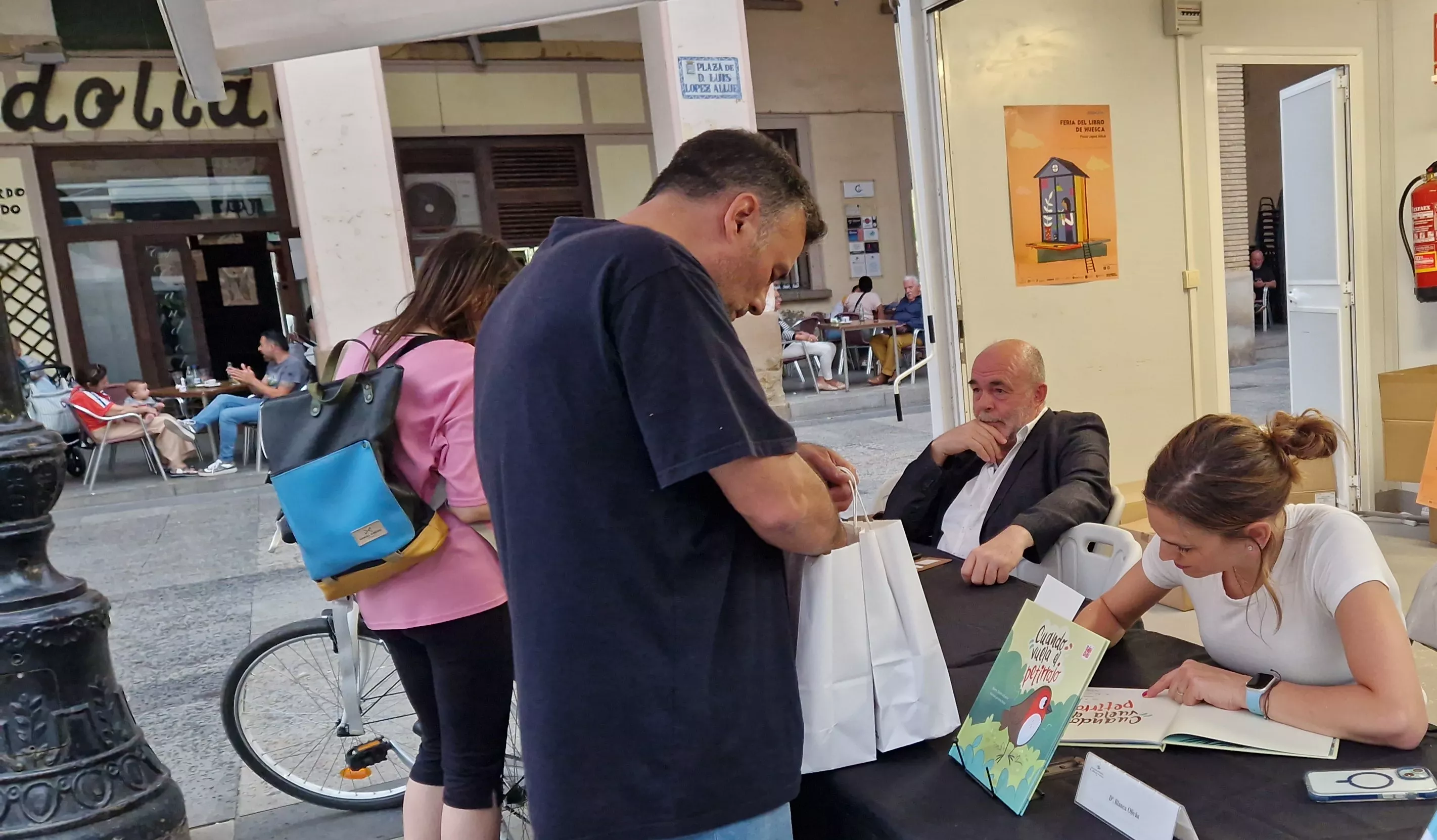 41 Feria del Libro de Huesca: lunes 2 de junio. Foto Myriam Martínez