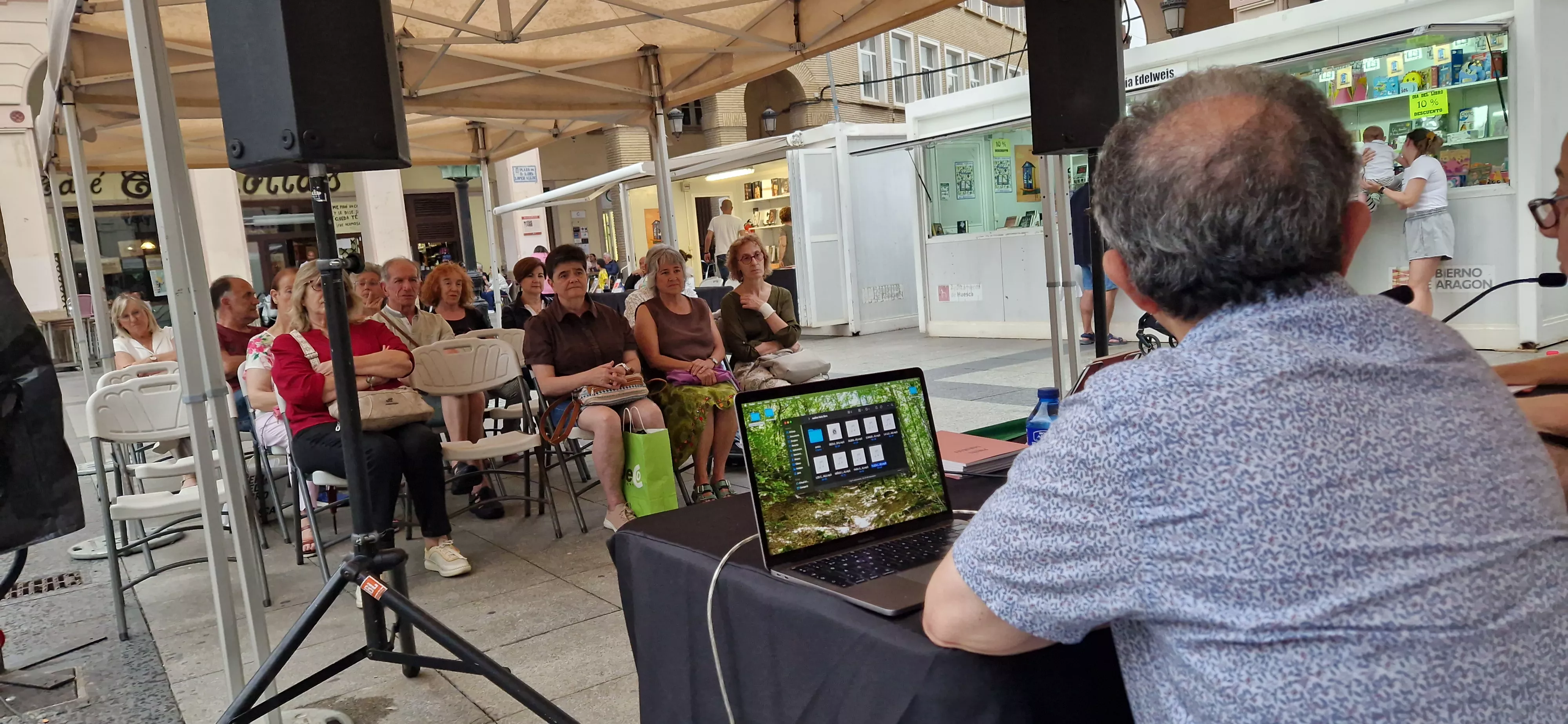 41 Feria del Libro de Huesca: lunes 2 de junio. Foto Myriam Martínez