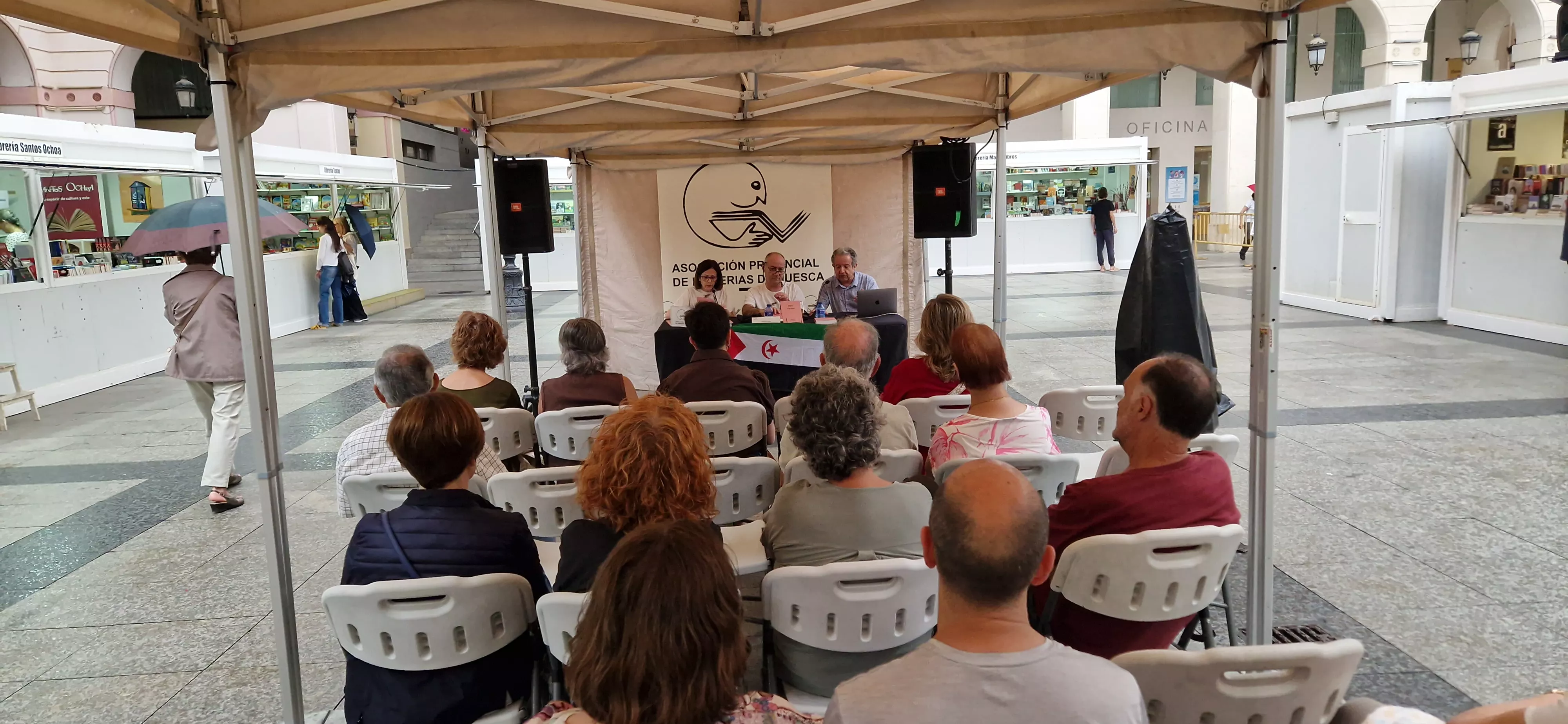 41 Feria del Libro de Huesca: lunes 2 de junio. Foto Myriam Martínez