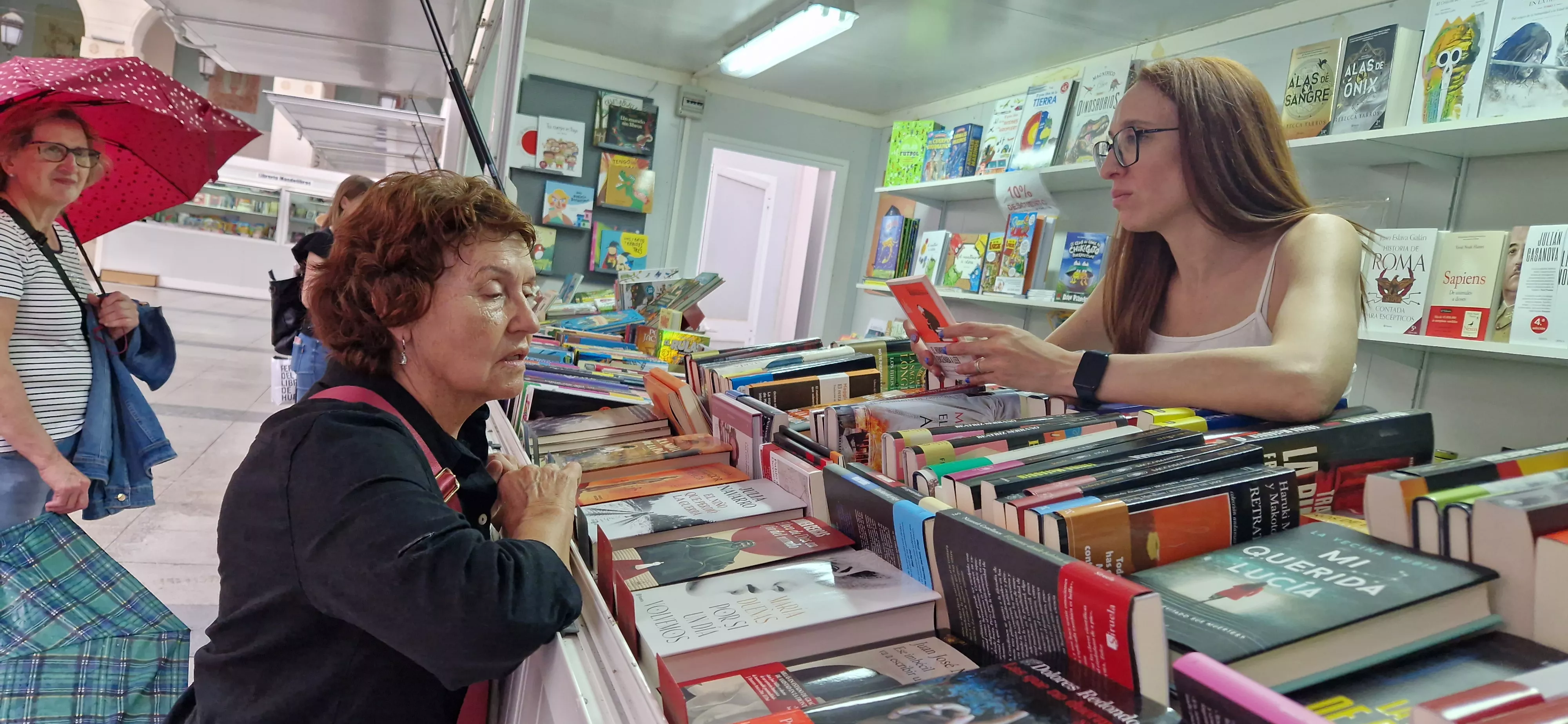 41 Feria del Libro de Huesca: lunes 2 de junio. Foto Myriam Martínez