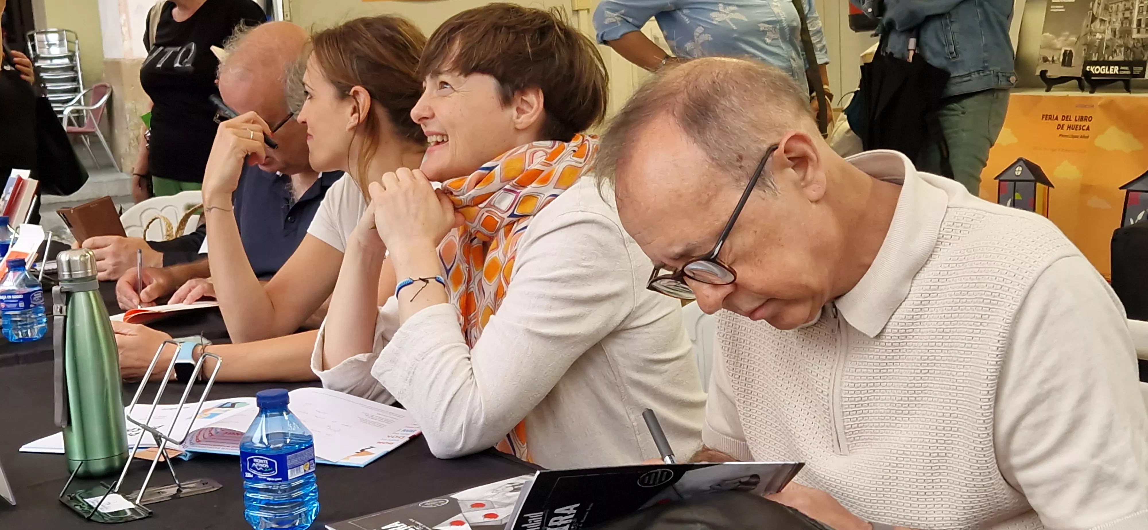 41 Feria del Libro de Huesca: lunes 2 de junio. Foto Myriam Martínez