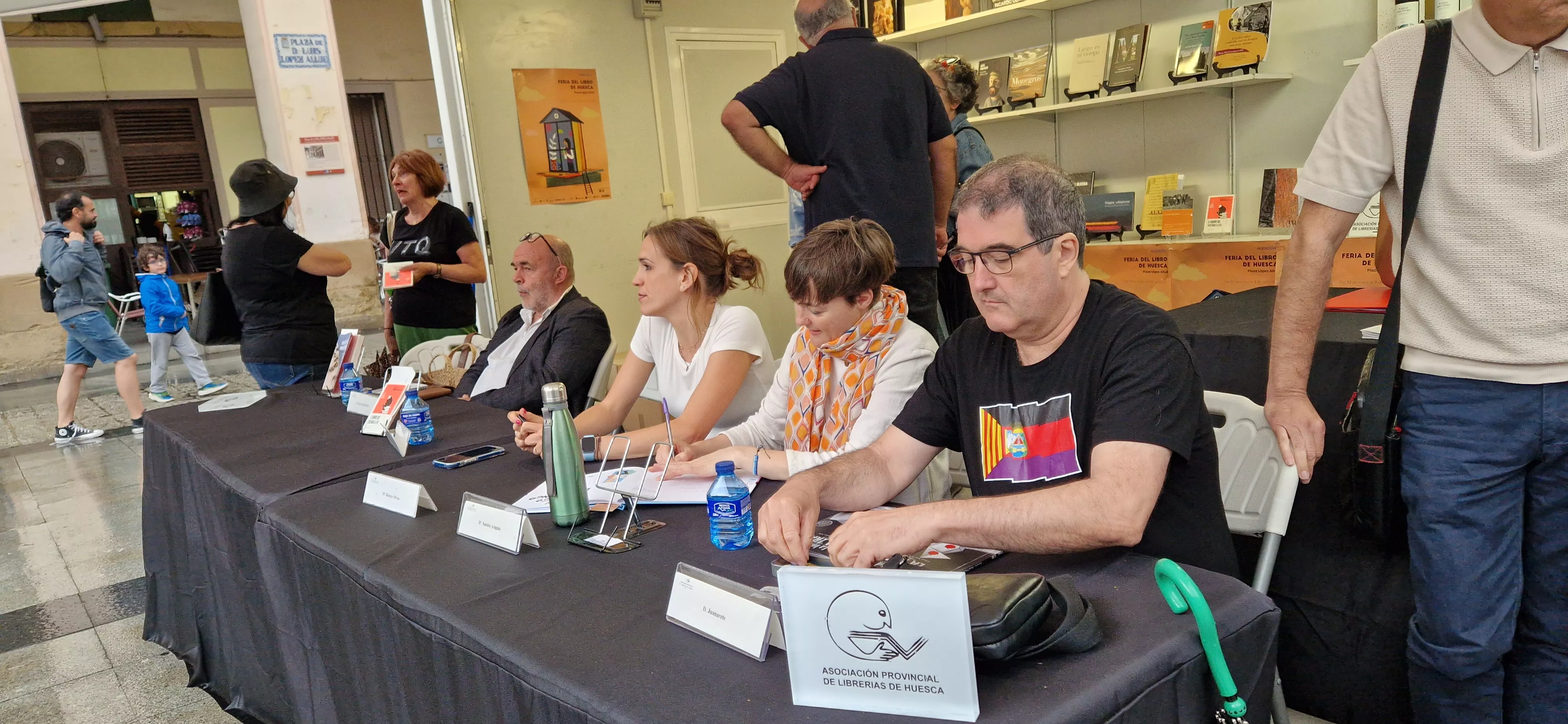 41 Feria del Libro de Huesca: lunes 2 de junio. Foto Myriam Martínez