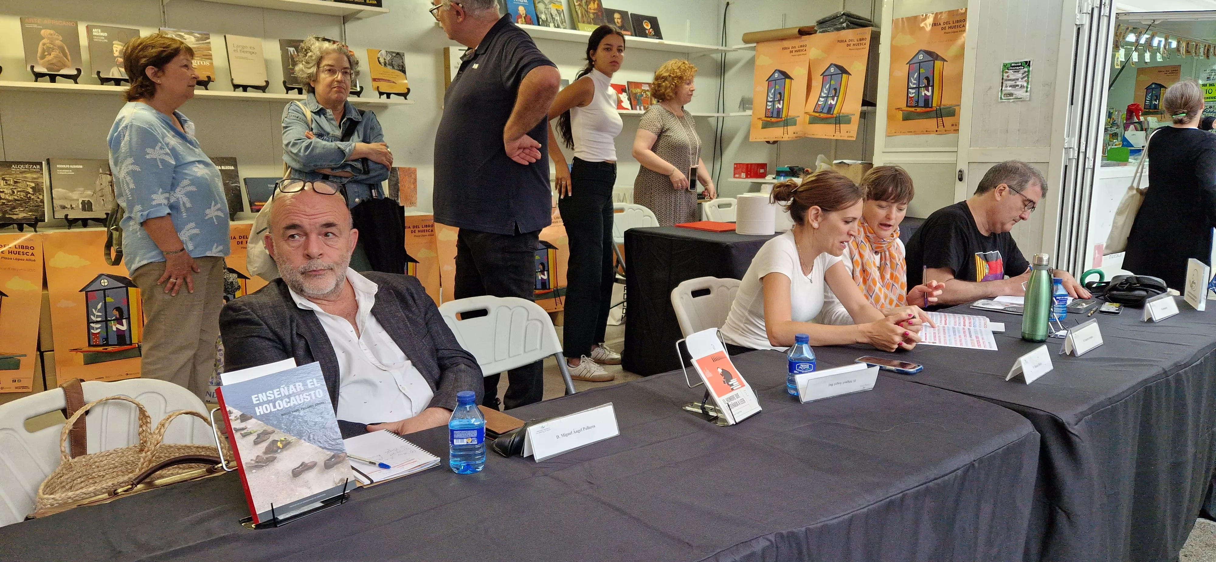 41 Feria del Libro de Huesca: lunes 2 de junio. Foto Myriam Martínez