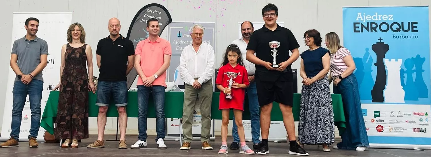 V Memorial David Lafarga de Ajedrez. Foto: SCD Somontano