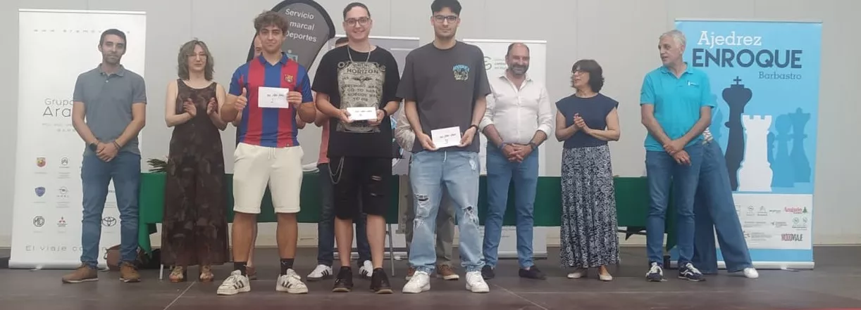 V Memorial David Lafarga de Ajedrez. Foto: SCD Somontano