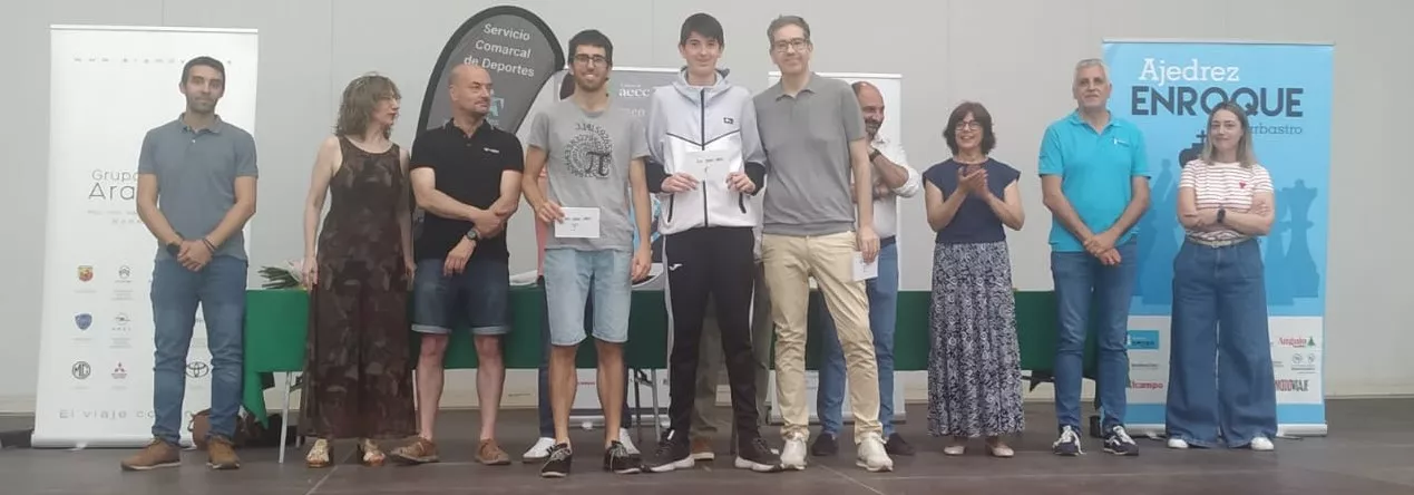 V Memorial David Lafarga de Ajedrez. Foto: SCD Somontano