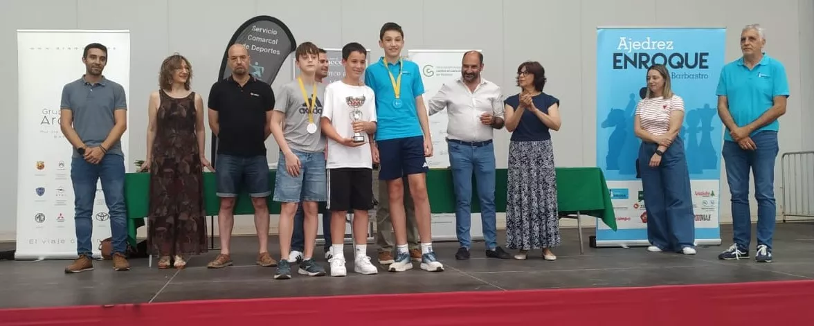 V Memorial David Lafarga de Ajedrez. Foto: SCD Somontano