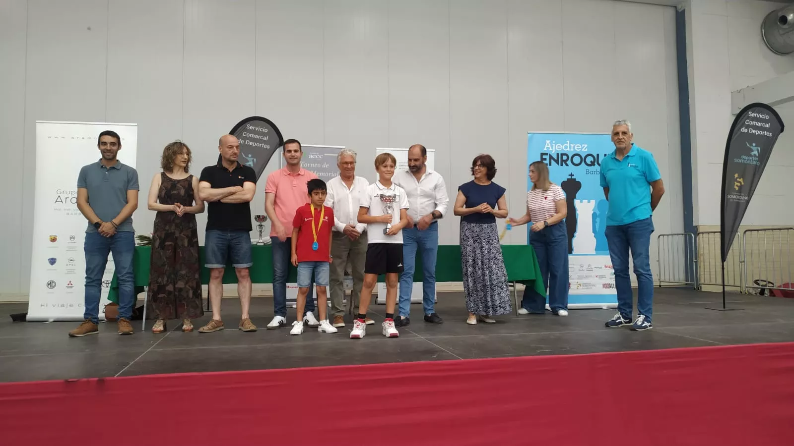 V Memorial David Lafarga de Ajedrez. Foto: SCD Somontano