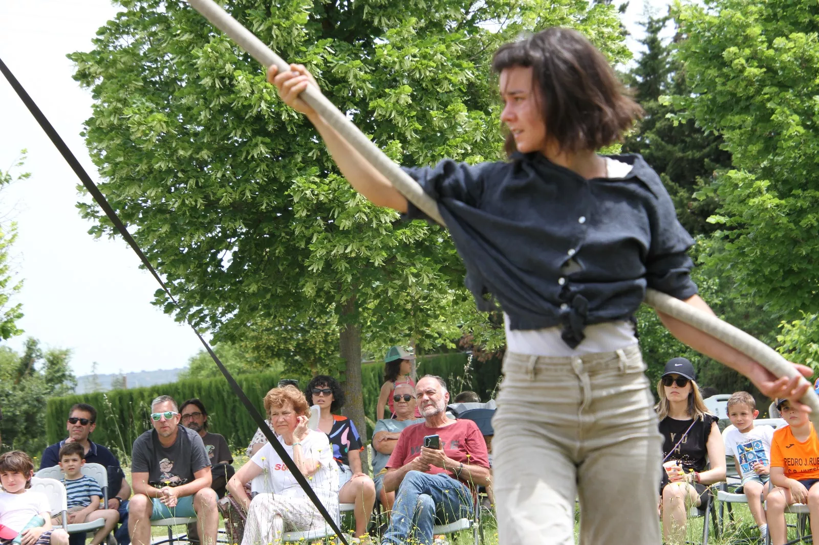 Mala Brigo en el CDAN con el programa Redoladas. Foto Carlos Neofato