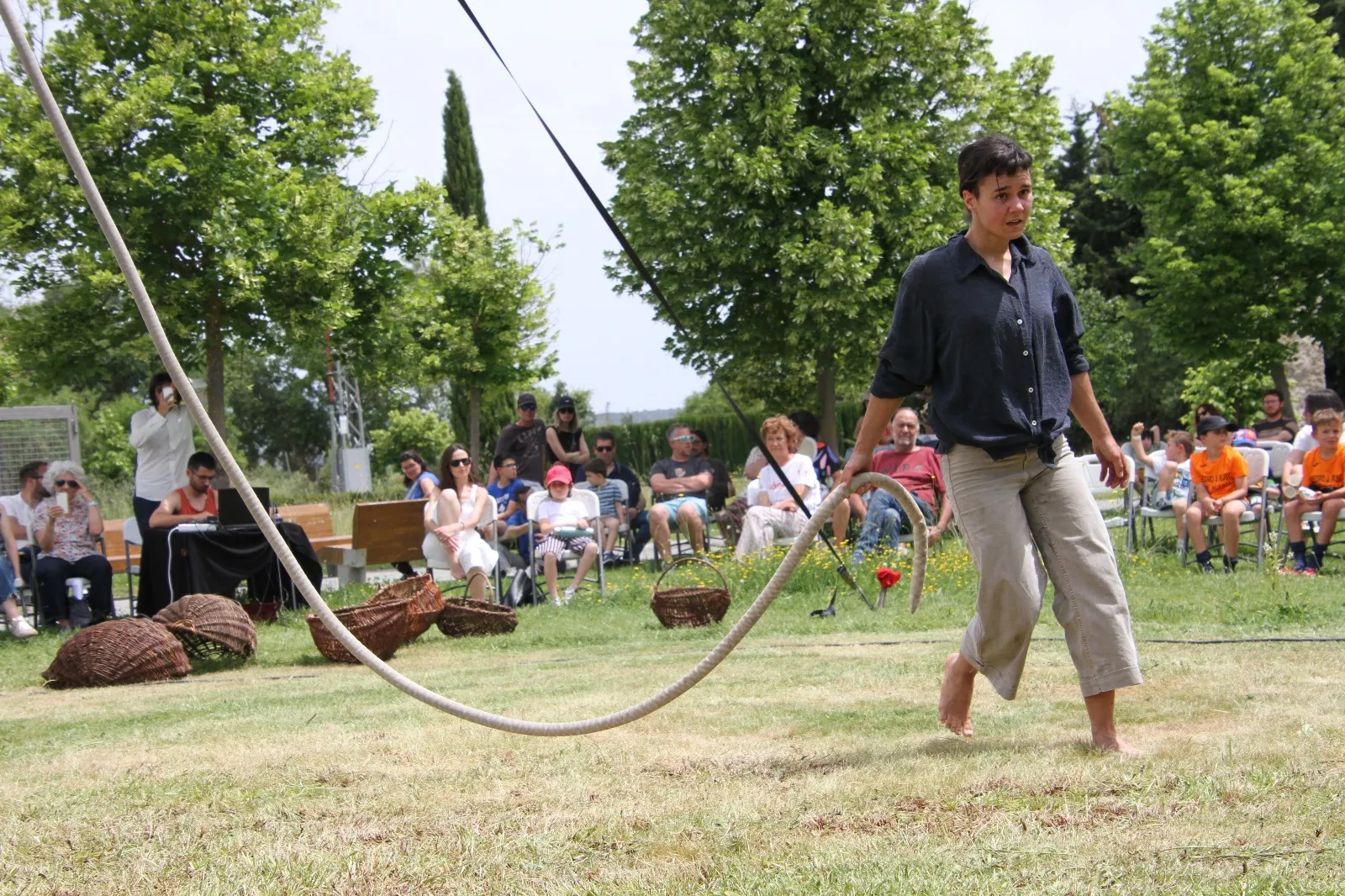 Mala Brigo en el CDAN con el programa Redoladas. Foto Carlos Neofato