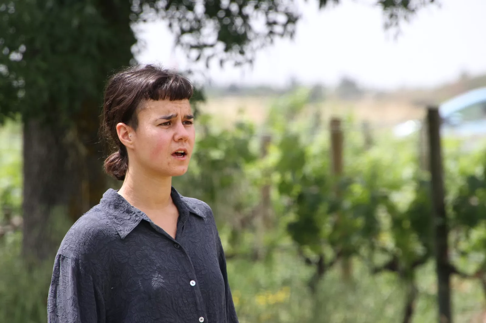 Mala Brigo en el CDAN con el programa Redoladas. Foto Carlos Neofato