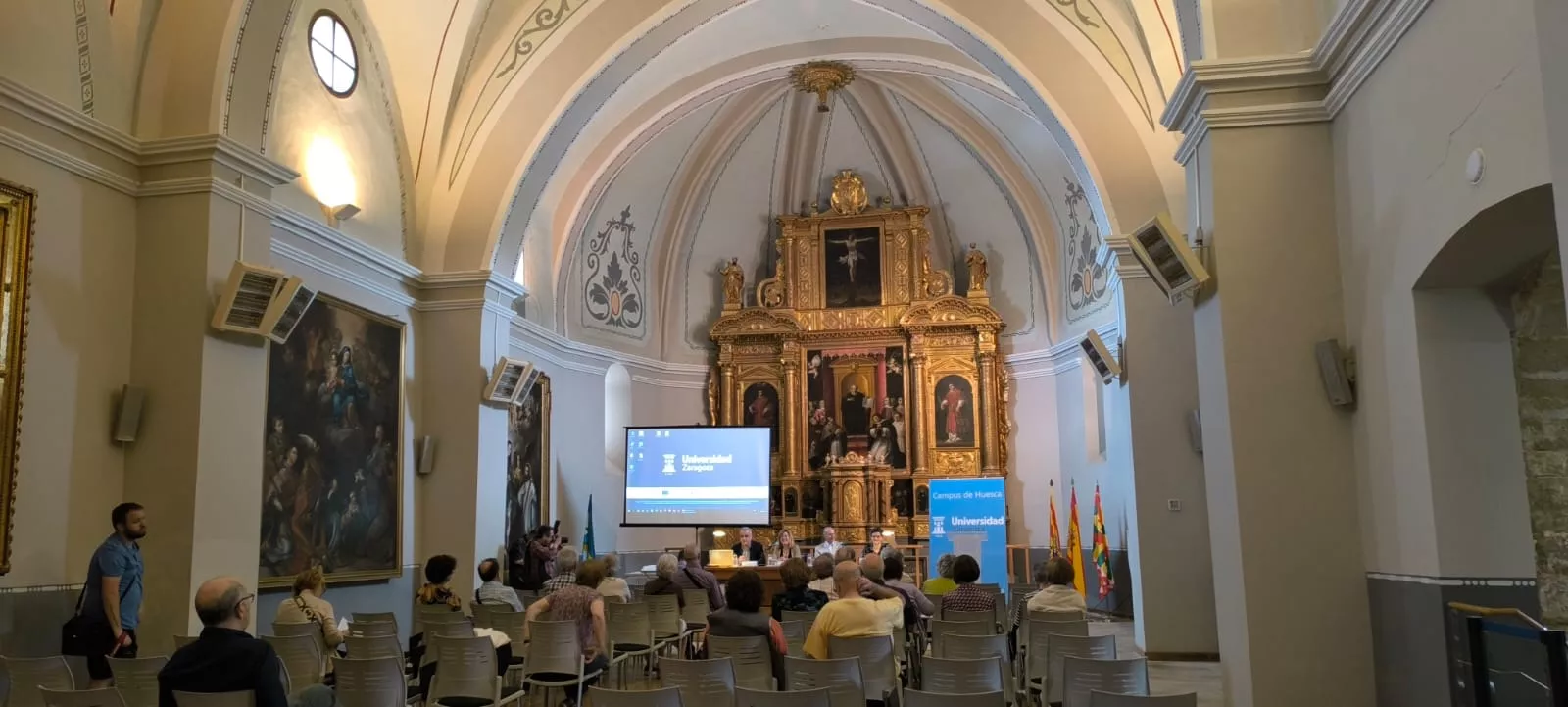 Clausura del curso académico de la Universidad de la Experiencia de Huesca. Foto Joaquín Santafé