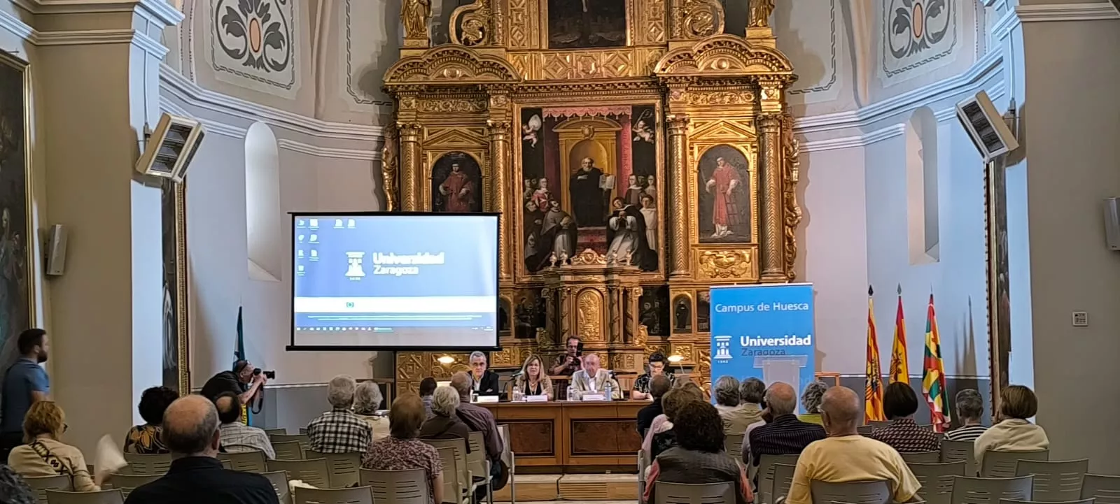 Clausura del curso académico de la Universidad de la Experiencia de Huesca. Foto Joaquín Santafé