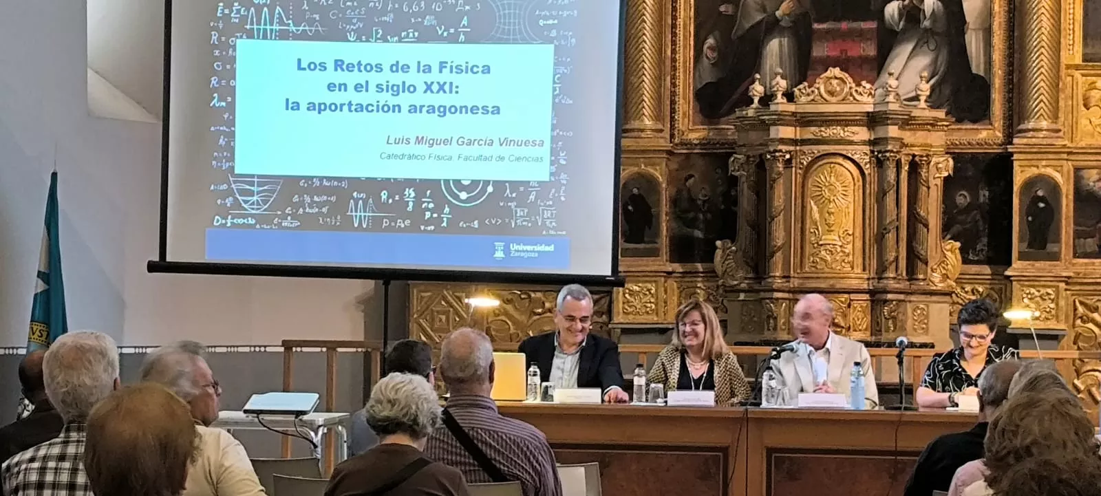 Clausura del curso académico de la Universidad de la Experiencia de Huesca. Foto Joaquín Santafé