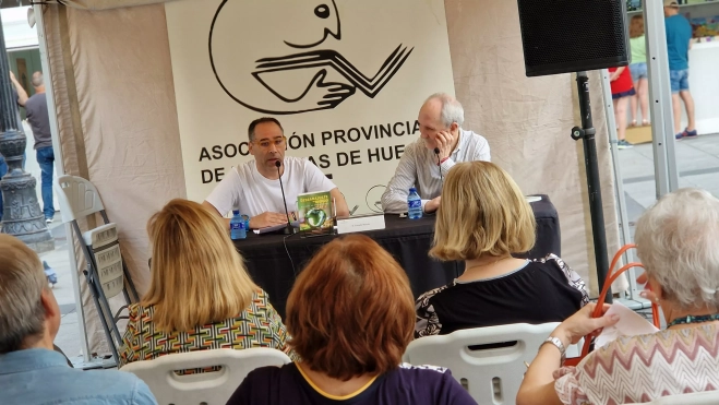 José Antonio Julián y Carmelo Marcén. Foto Myriam Martínez José Antonio Julián y Carmelo Marcén. Foto Myriam Martínez