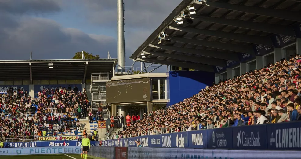 El Alcoraz. LaLiga modifica el horario del Huesca-Leganés
