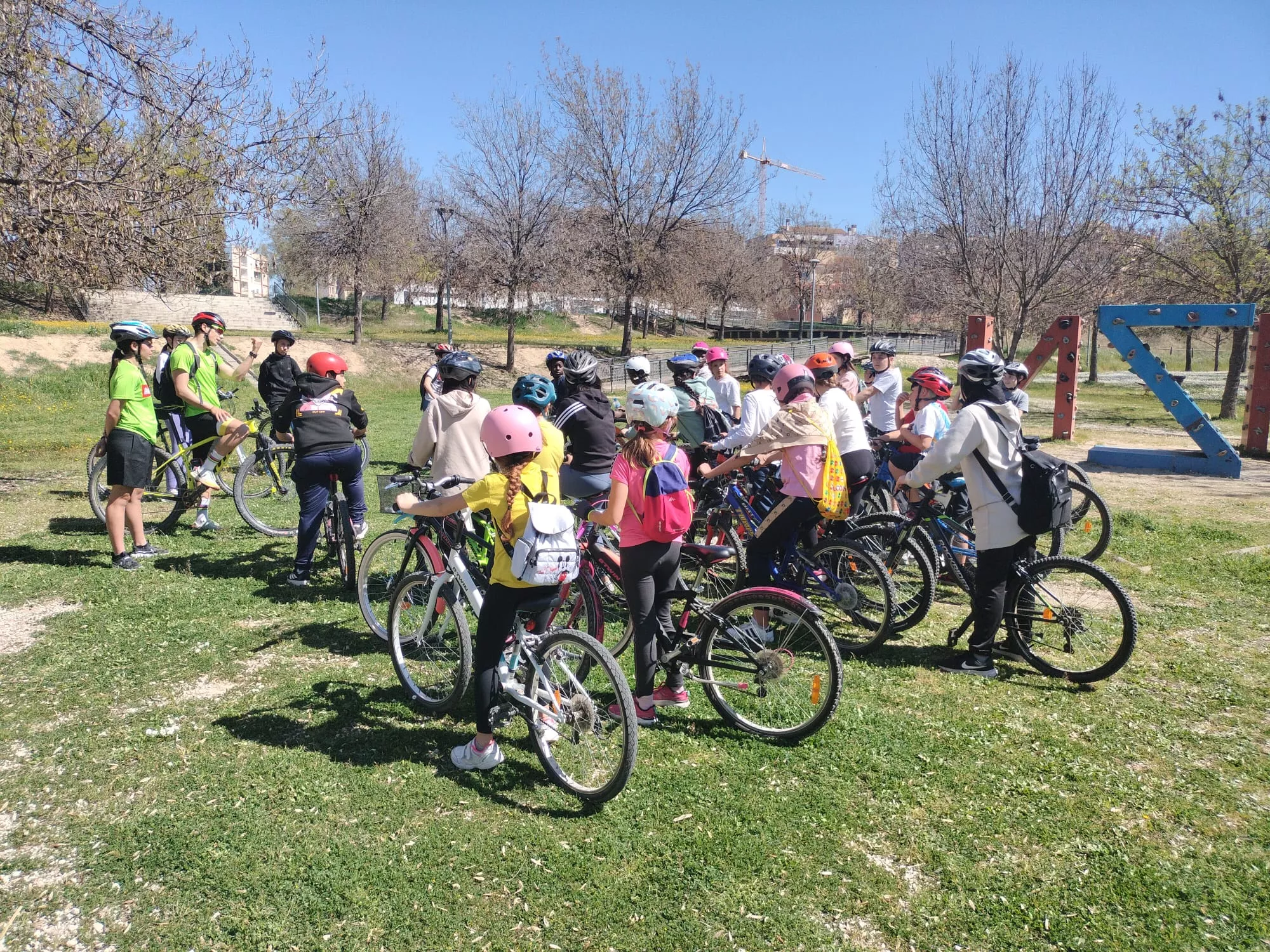 Aula en Bici en Monzón