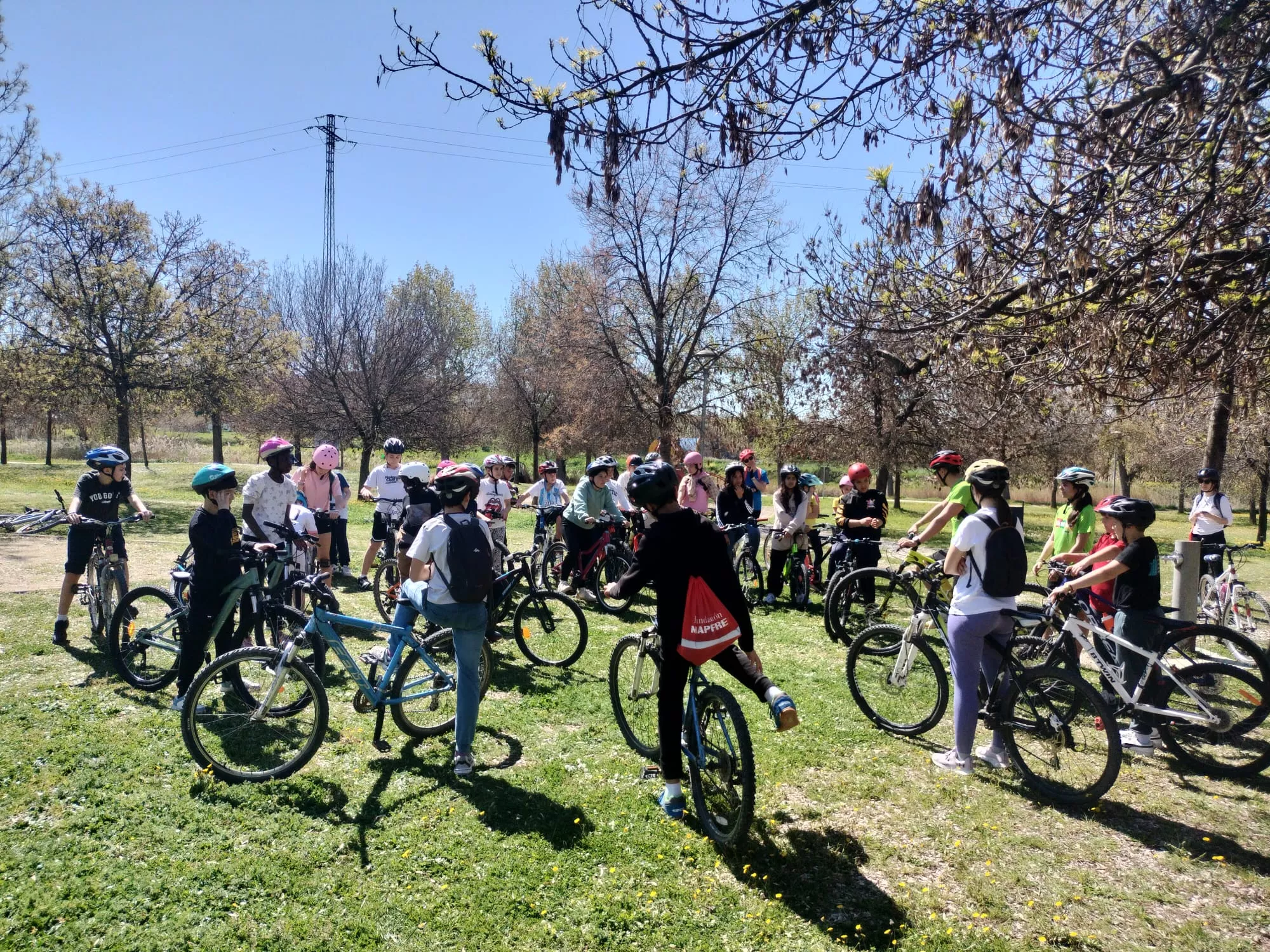 Aula en Bici en Monzón