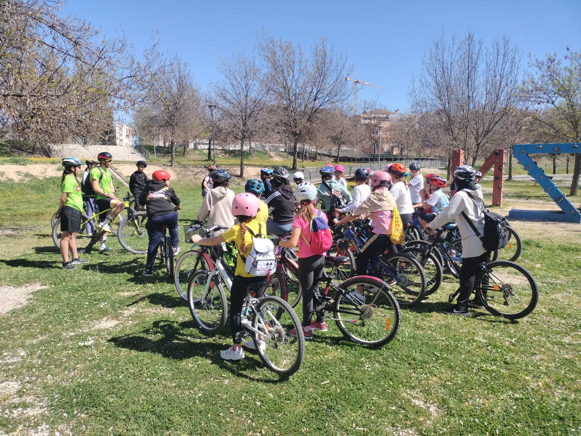 Aula en Bici en Monzón