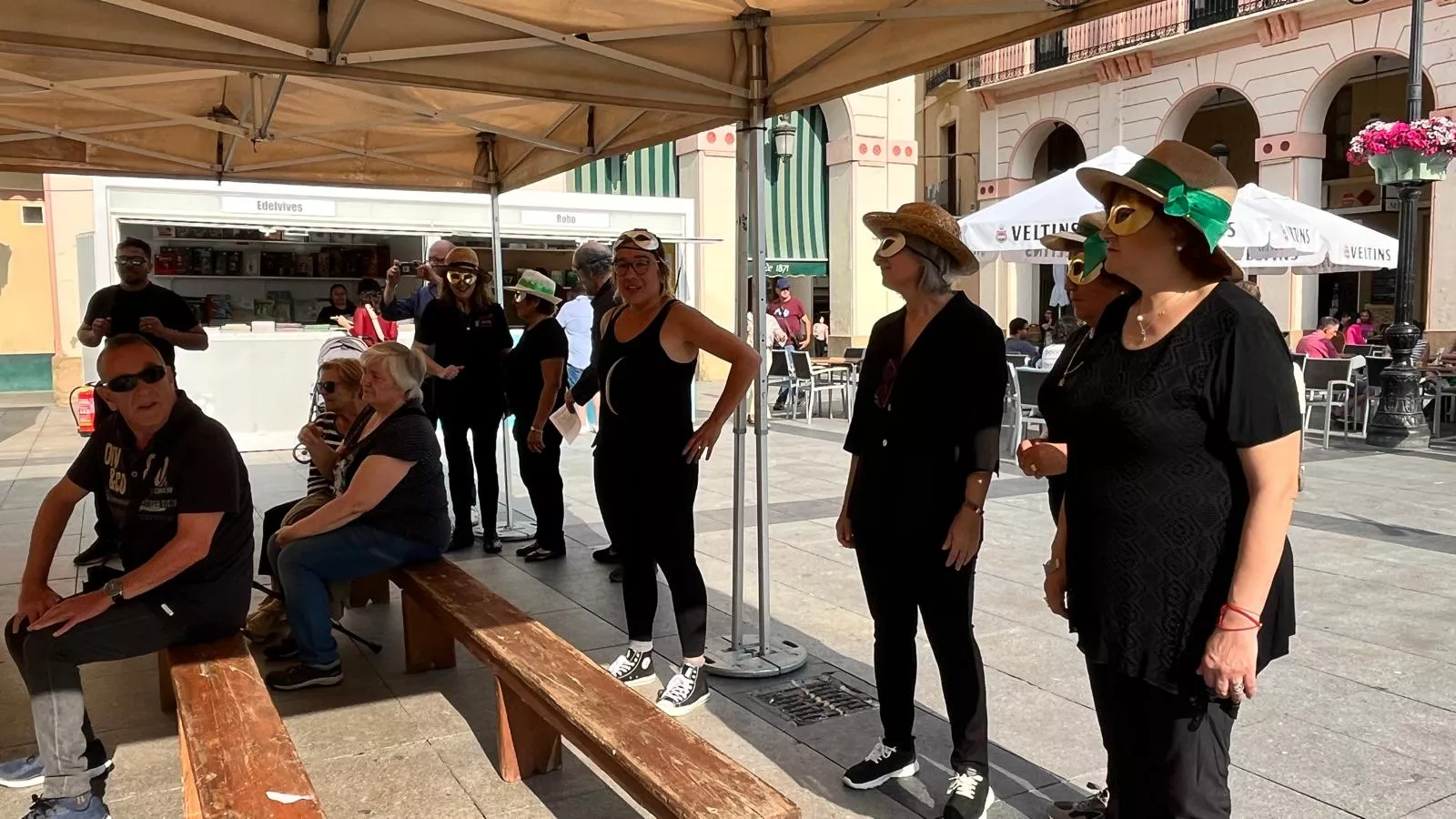 "Conciertillo descarado"  en la 41 Feria del Libro de Huesca. Foto Mercedes Manterola