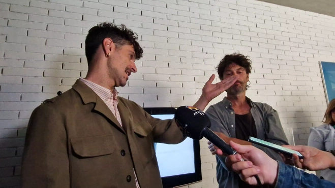 Chalo y Alva Moca. Foto Myriam Martínez Chalo y Alva Moca. Foto Myriam Martínez