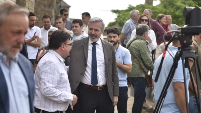 Azcón ha visitado Boltaña para presentar el Plan Pirineos. Foto Verónica Lacasa Azcón ha visitado Boltaña para presentar el Plan Pirineos. Foto Verónica Lacasa