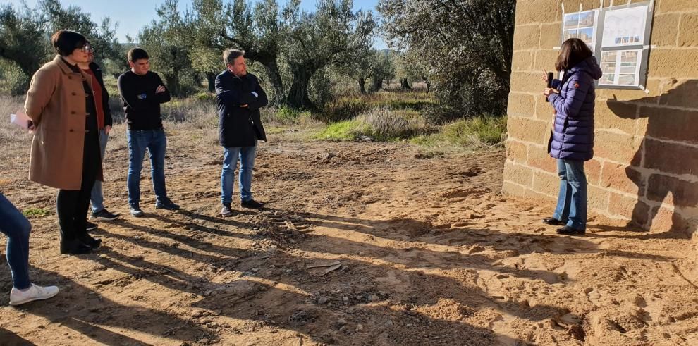 Imágenes de la ermita de Santa Lucía de Ayerbe restaurada