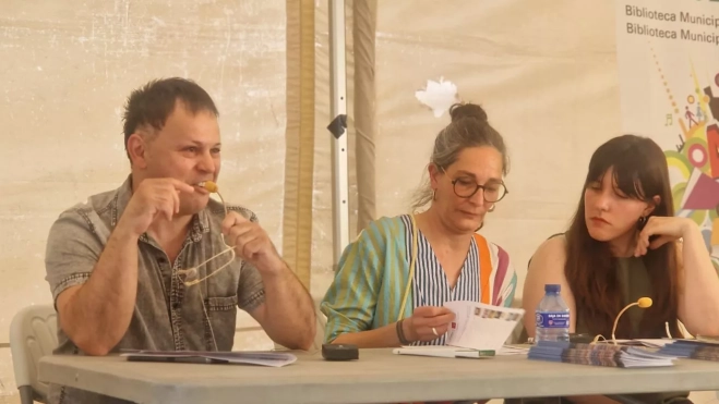 Óscar Sipán durante el acto. Foto Myriam Martínez Óscar Sipán durante el acto. Foto Myriam Martínez