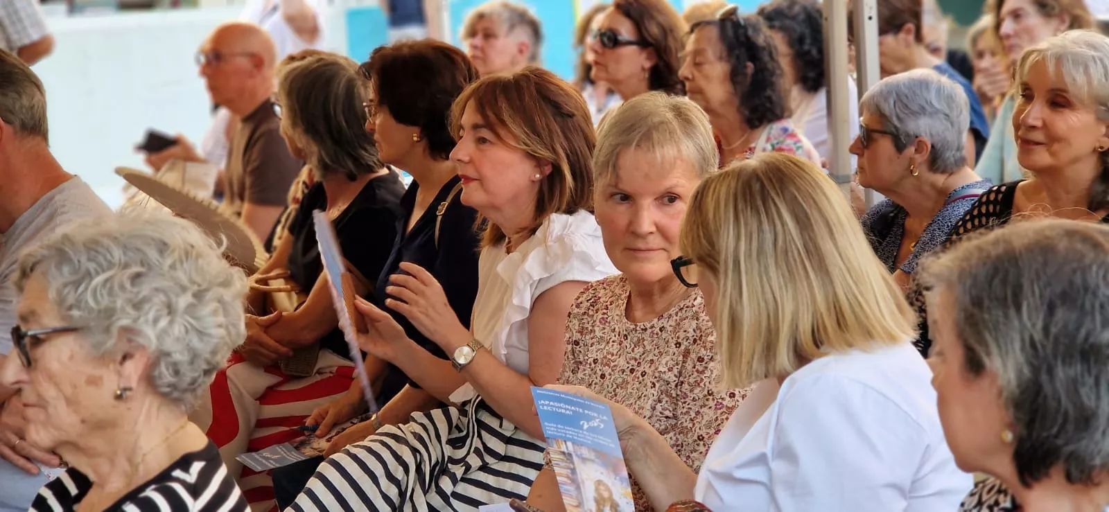 Encuentro de clubes de lectura en la Feria del Libro de Huesca. Foto Myriam Martínez