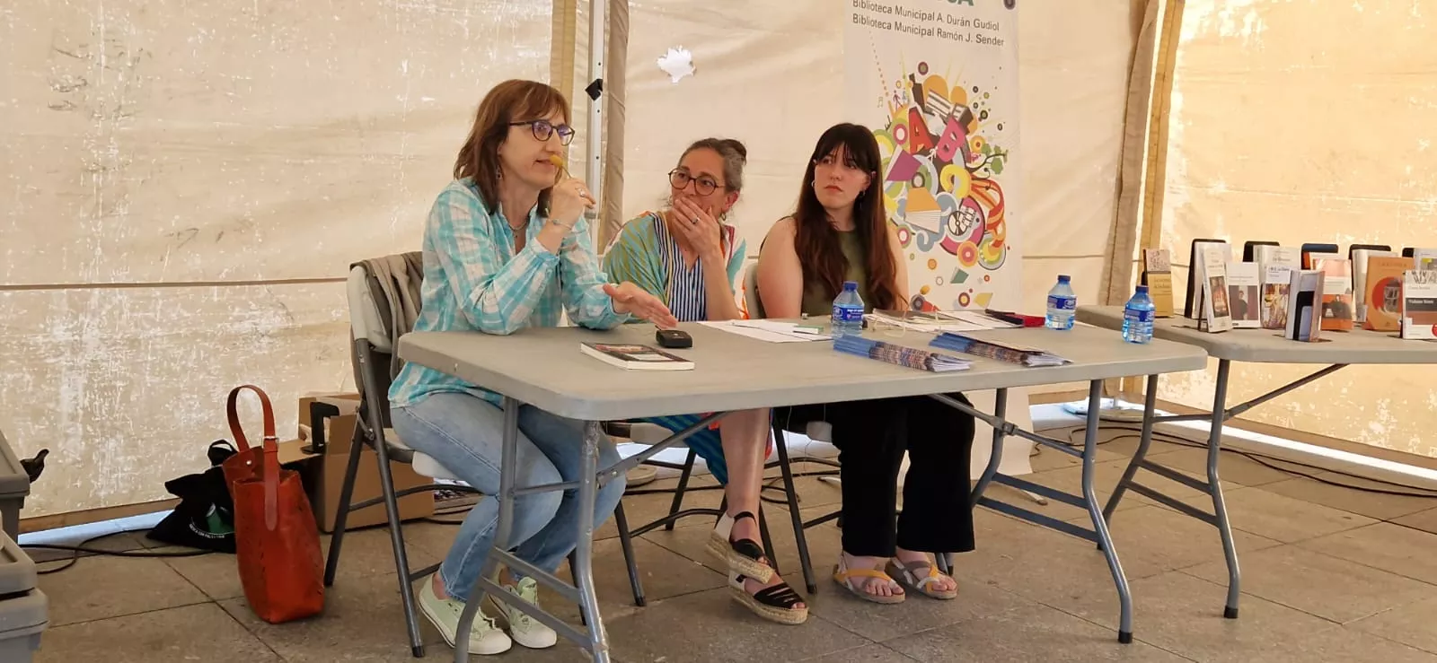 Encuentro de clubes de lectura en la Feria del Libro de Huesca. Foto Myriam Martínez