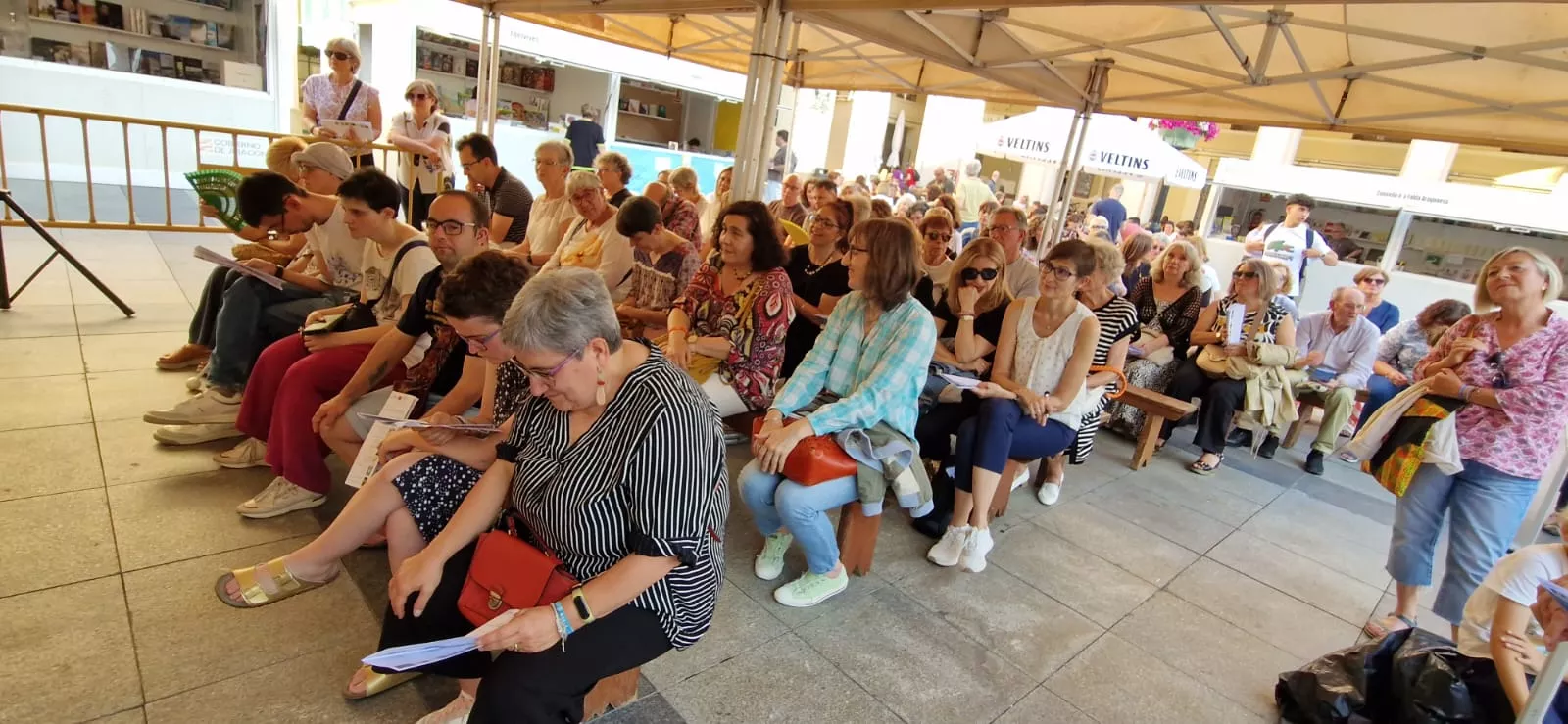 Encuentro de clubes de lectura en la Feria del Libro de Huesca. Foto Myriam Martínez