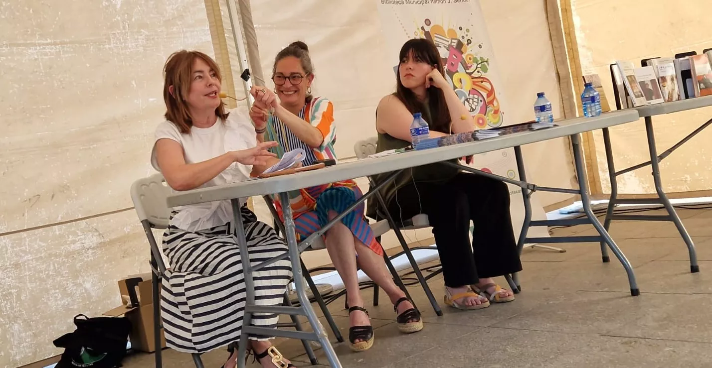 Encuentro de clubes de lectura en la Feria del Libro de Huesca. Foto Myriam Martínez