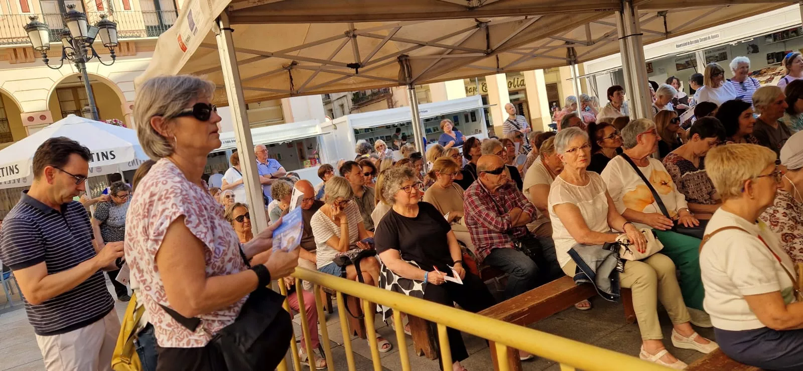 Encuentro de clubes de lectura en la Feria del Libro de Huesca. Foto Myriam Martínez