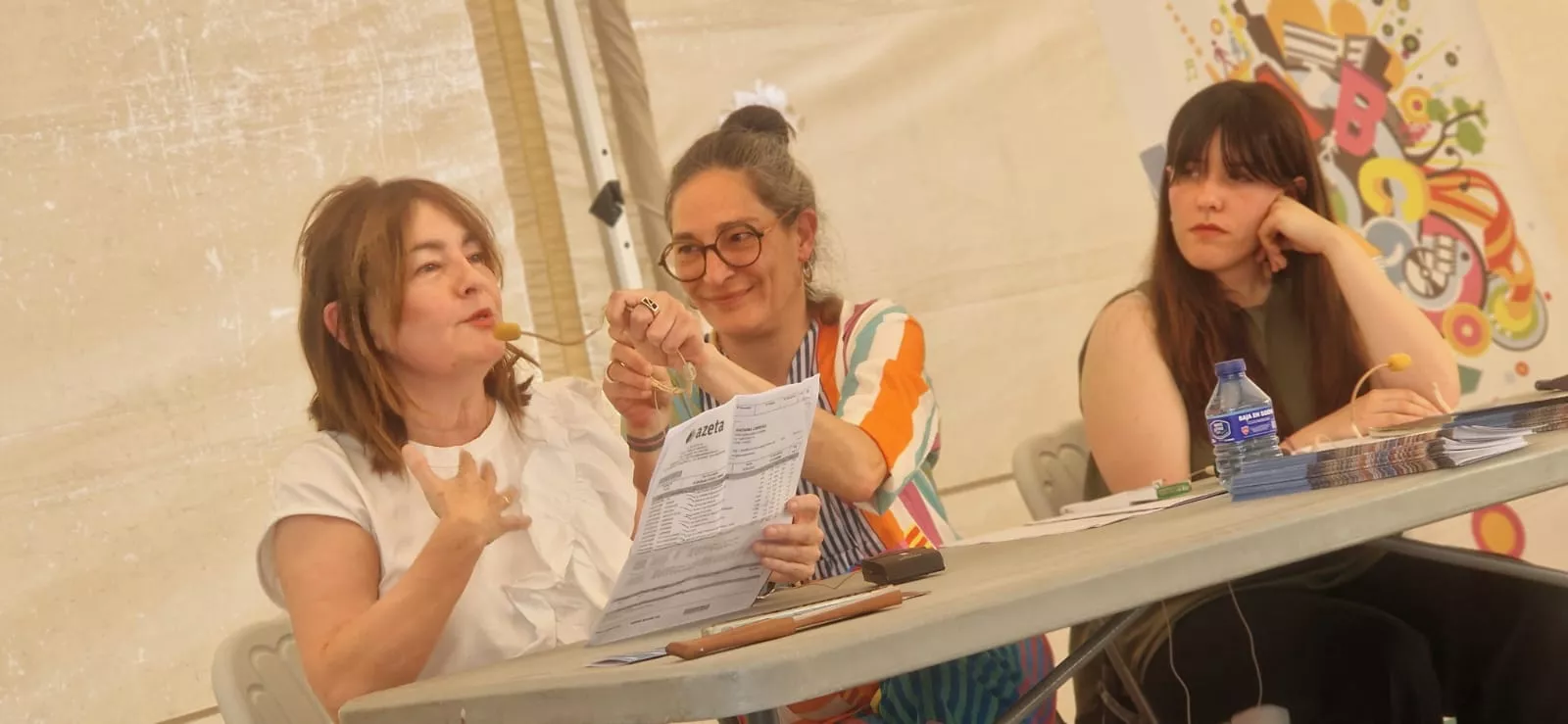 Encuentro de clubes de lectura en la Feria del Libro de Huesca. Foto Myriam Martínez