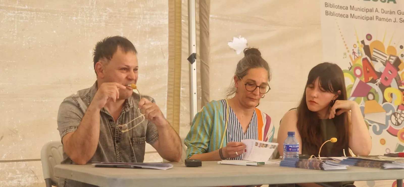 Encuentro de clubes de lectura en la Feria del Libro de Huesca. Foto Myriam Martínez