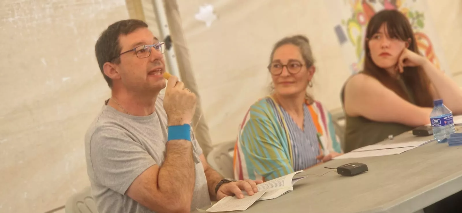 Encuentro de clubes de lectura en la Feria del Libro de Huesca. Foto Myriam Martínez