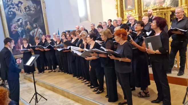 Concierto fin de curso del Coro del Campus de Huesca. Foto Myriam Martínez Concierto fin de curso del Coro del Campus de Huesca. Foto Myriam Martínez