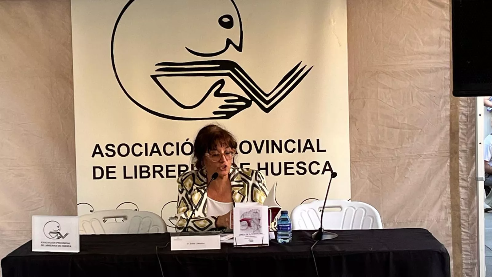 Presentación “Lírica en el Matarraña” de Belén Gonzalvo. Foto Mercedes Manterola