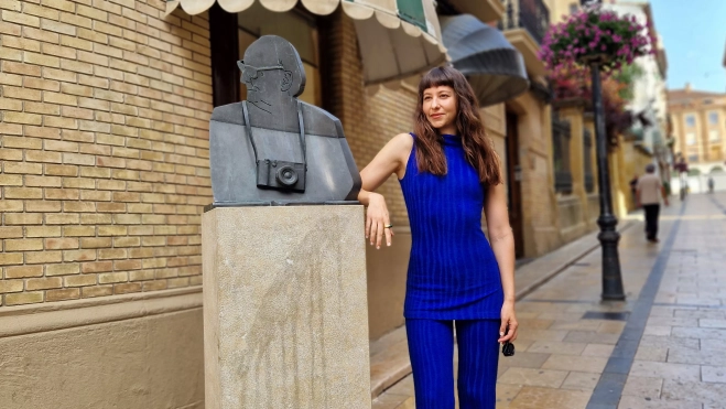 Carlos Saura le dio su primer papel en el cine. Foto Myriam Martínez Carlos Saura le dio su primer papel en el cine. Foto Myriam Martínez