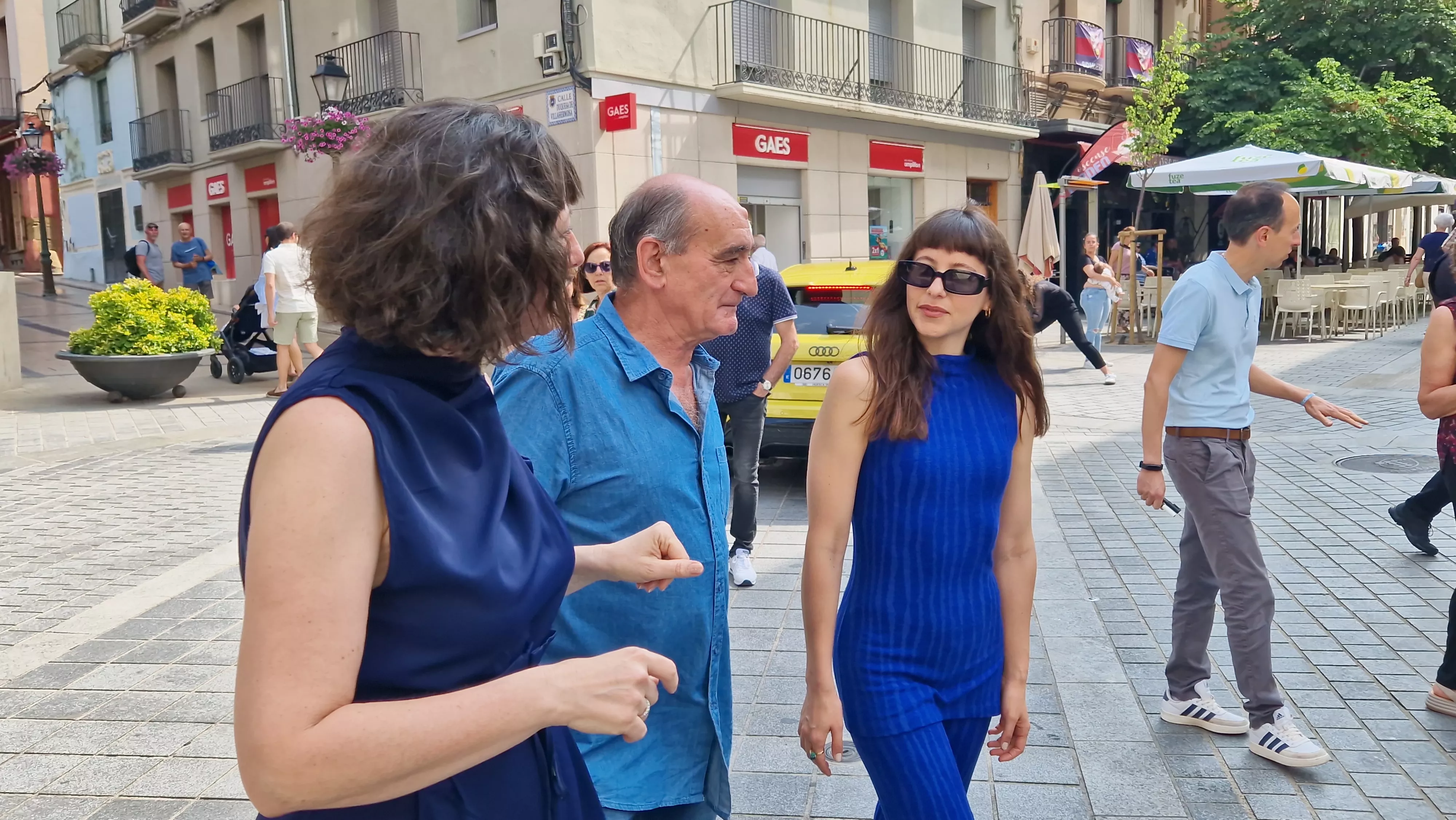 Estela Rasal, Manuel Avellanas e Irene Escolar. Foto Myriam Martínez