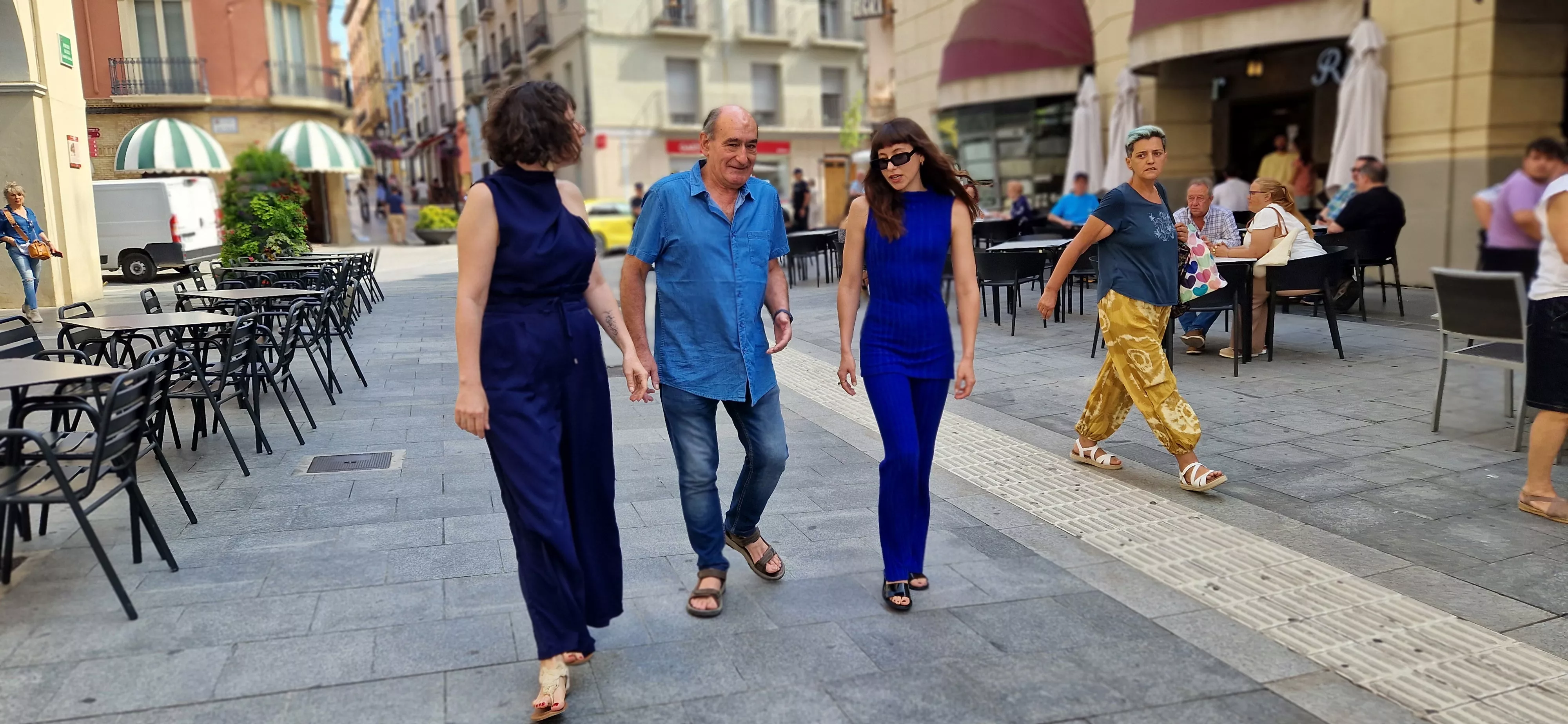 Estela Rasal, Manuel Avellanas e Irene Escolar. Foto Myriam Martínez