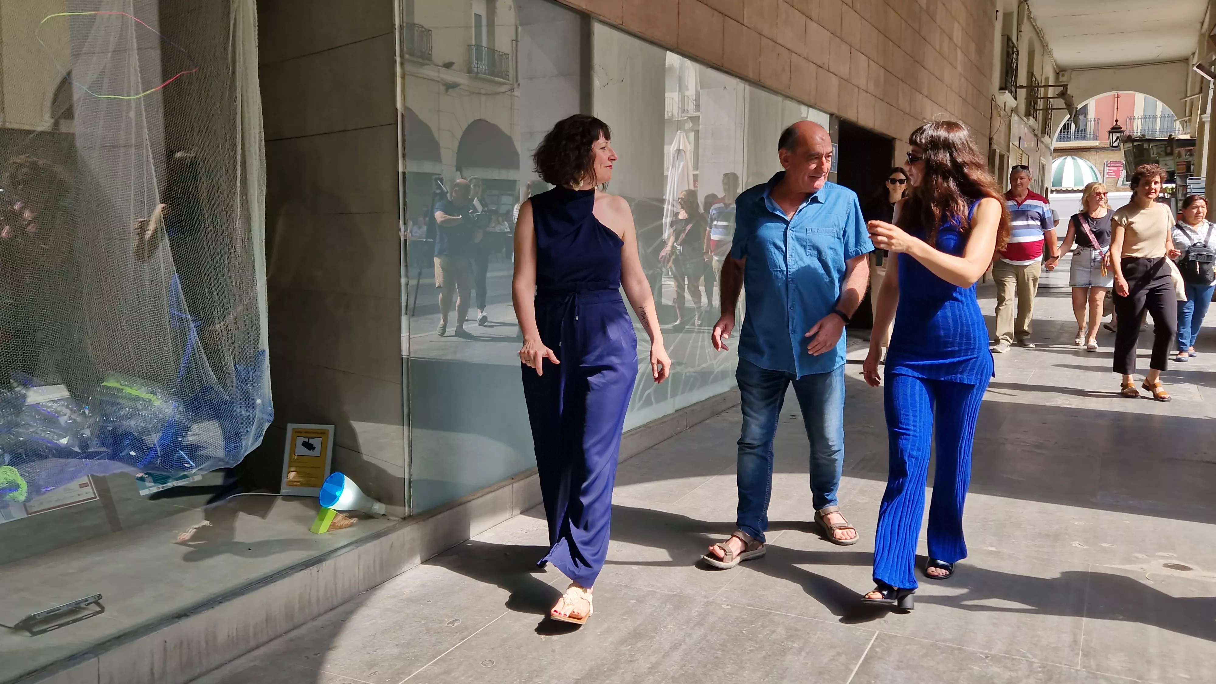Estela Rasal, Manuel Avellanas e Irene Escolar. Foto Myriam Martínez