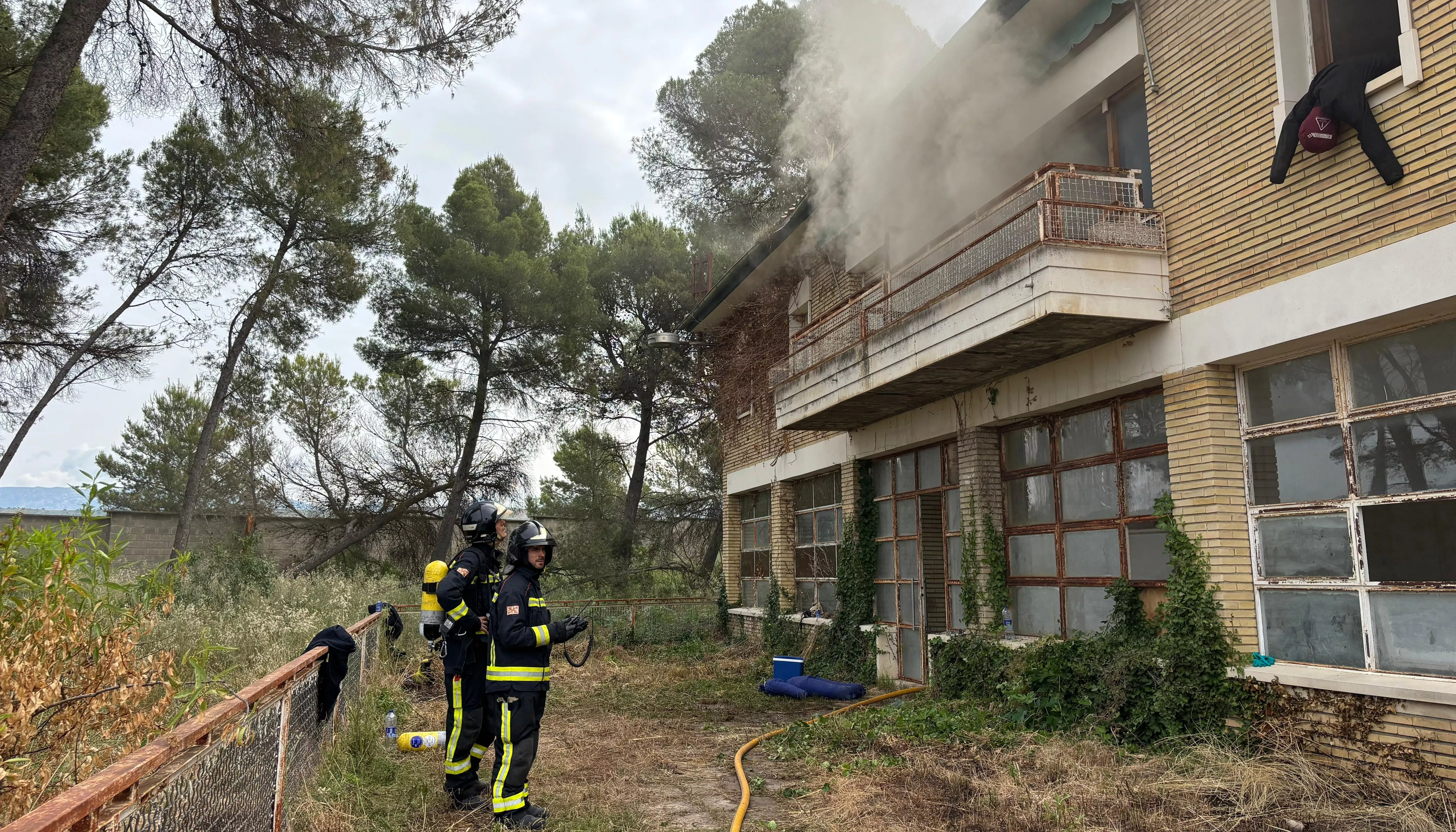 Los bomberos de Huesca refuerzan su preparación.