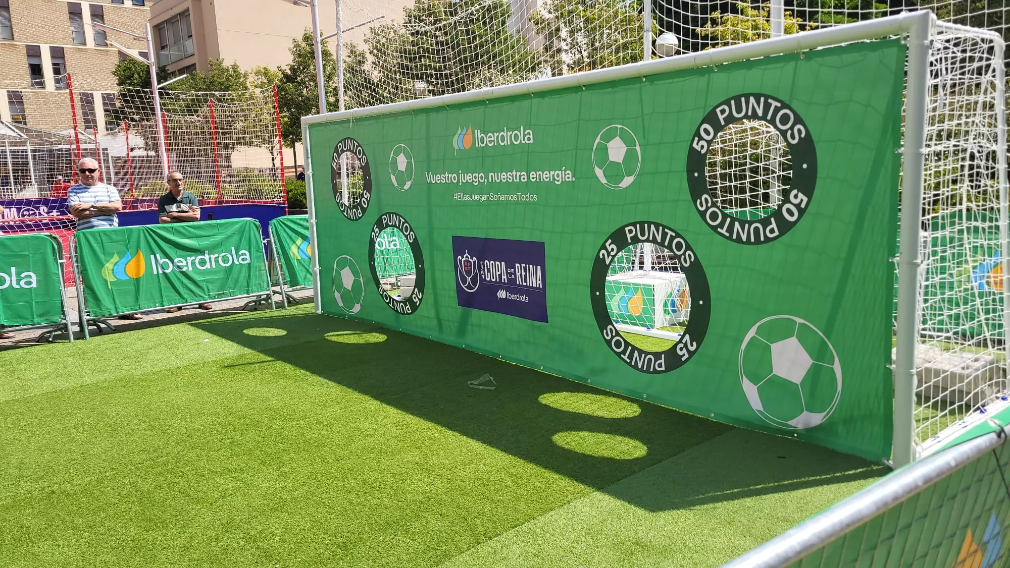 Fan Zone de la RFEF en la plaza de San Antonio de Huesca